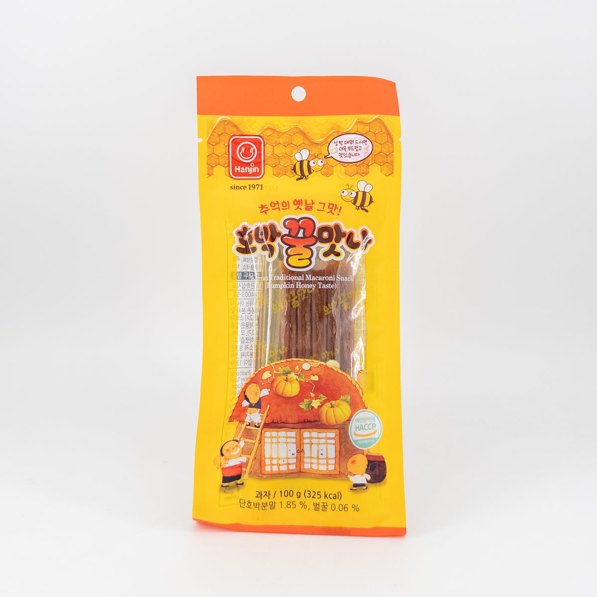HANJIN] KOREAN TRADITIONAL MACARONI PUMPKIN HONEY SNACK – Organic One