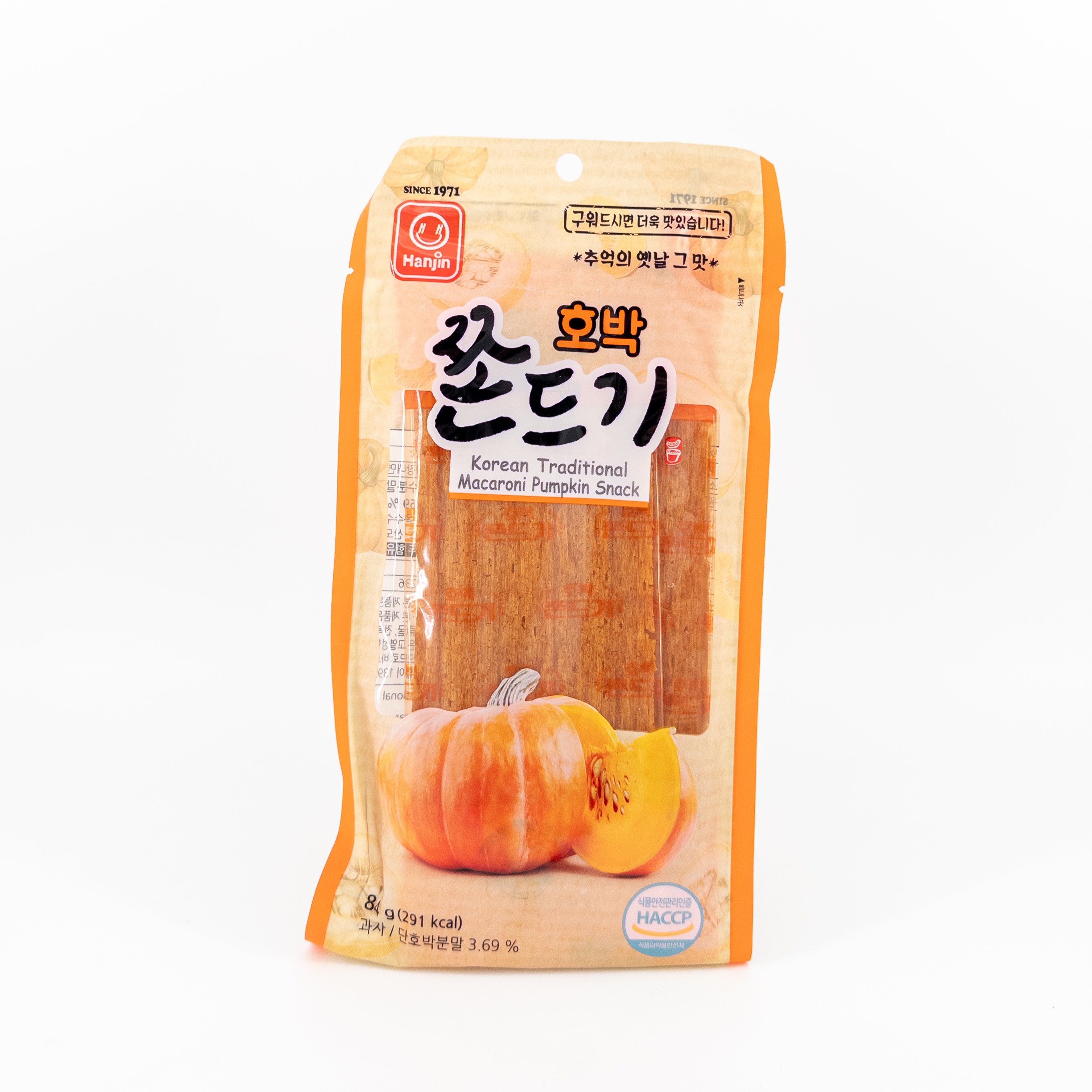 [HANJIN] KOREAN TRADITIONAL MACARONI PUMPKIN SNACK