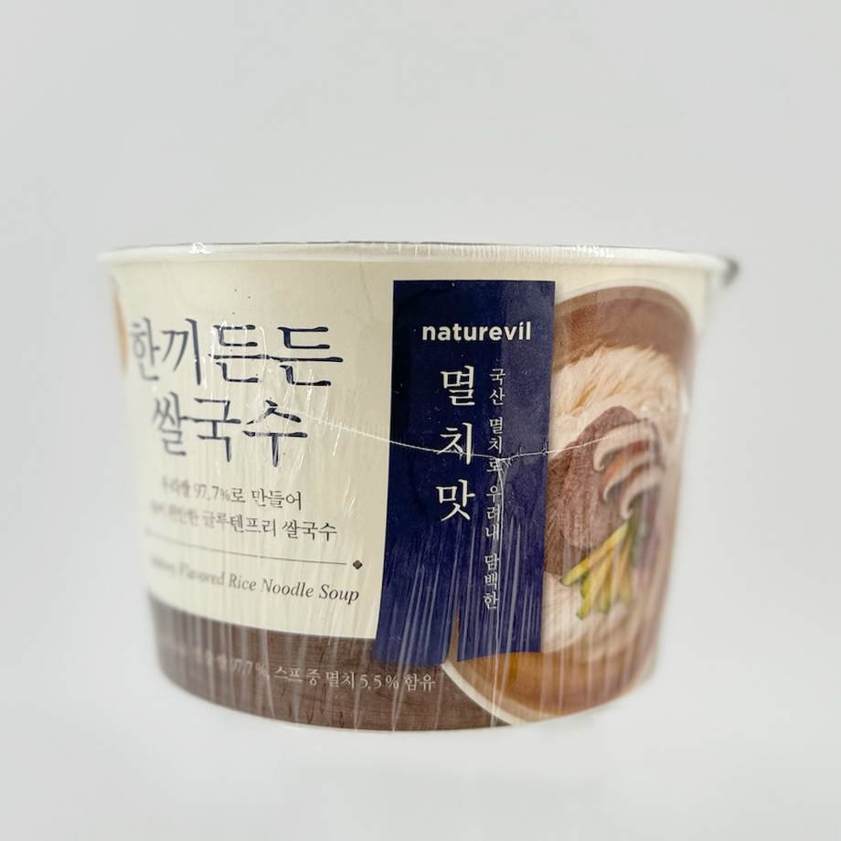 NATUREVIL] KOREAN RICE CUP NOODLES (3FLAVORS) – Organic One