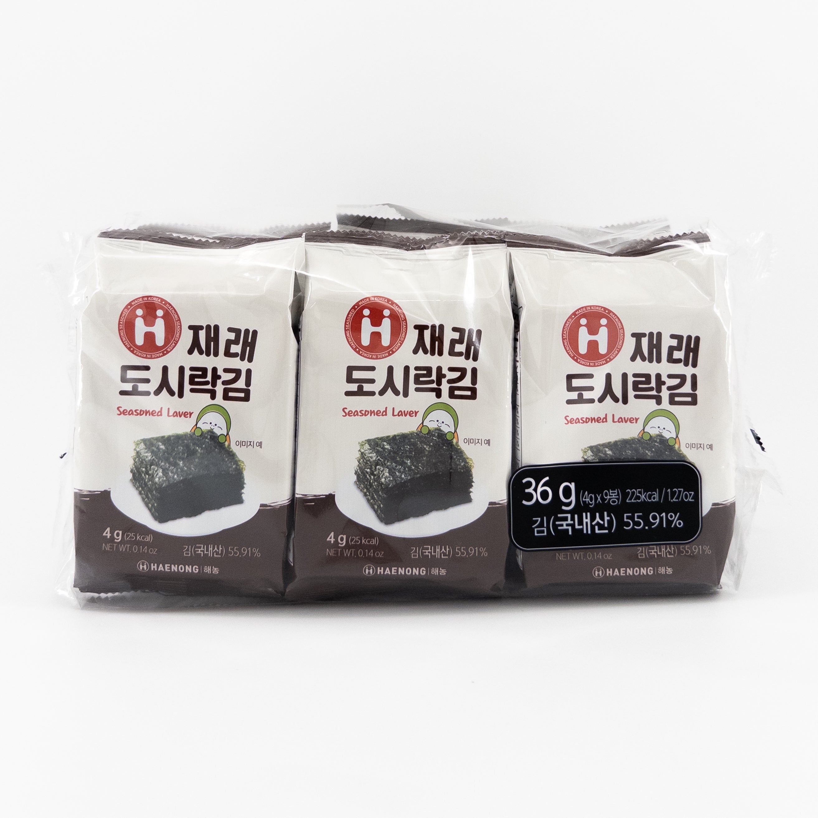 [HAENONG] SNACK-SIZED SEASONED SEAWEED LAVER